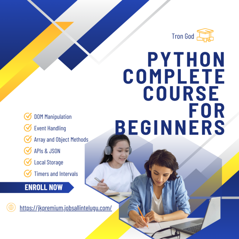 Learn Python from Scratch – A Complete Beginner-Friendly Course 2025