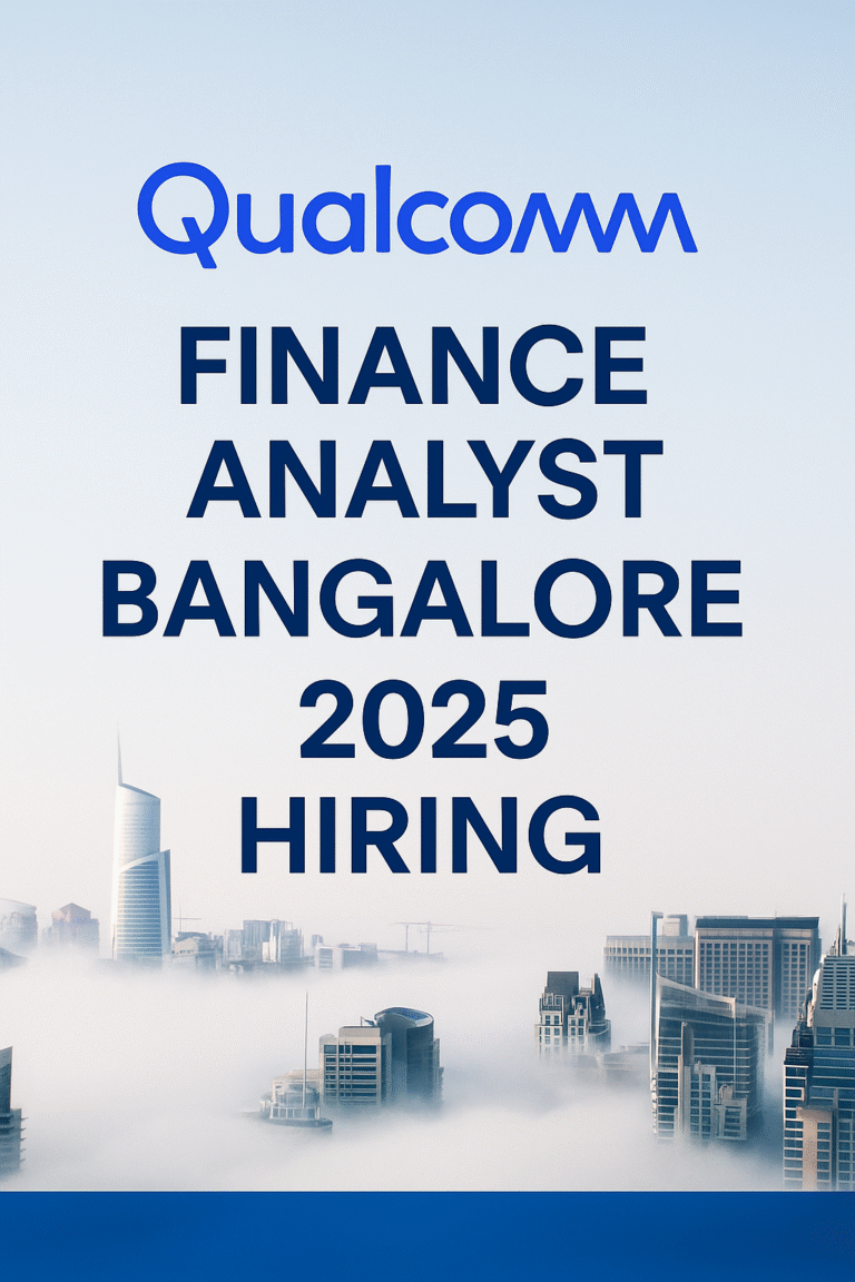 finance analyst job Bangalore