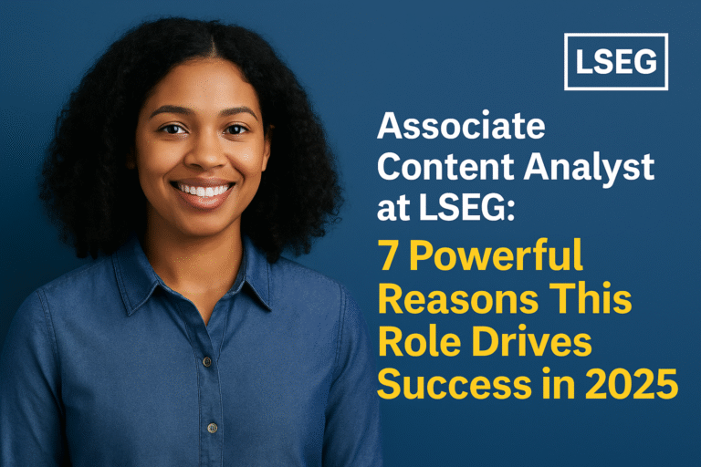 Associate Content Analyst at LSEG