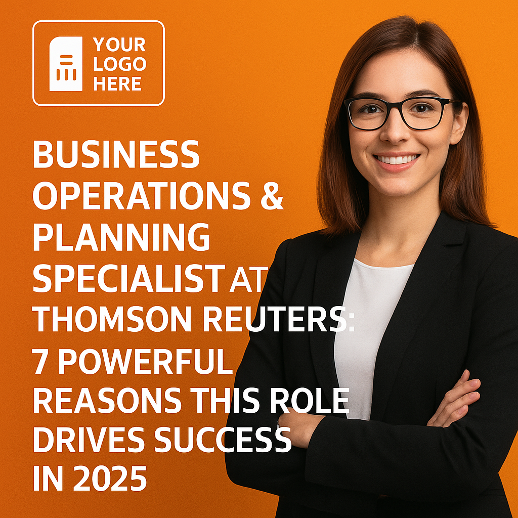 Business Operations & Planning Specialist at Thomson Reuters