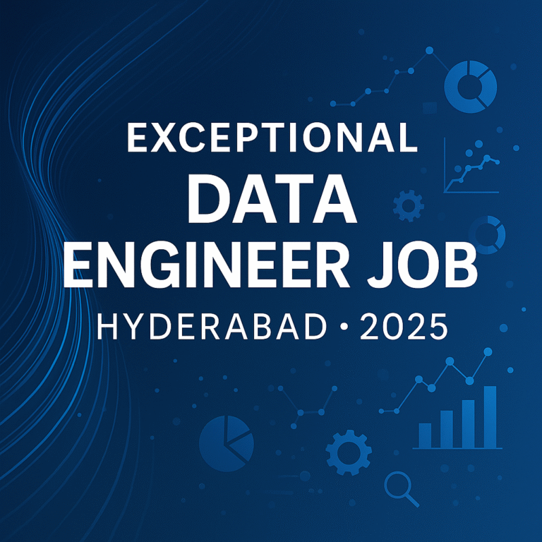 data engineer job Hyderabad