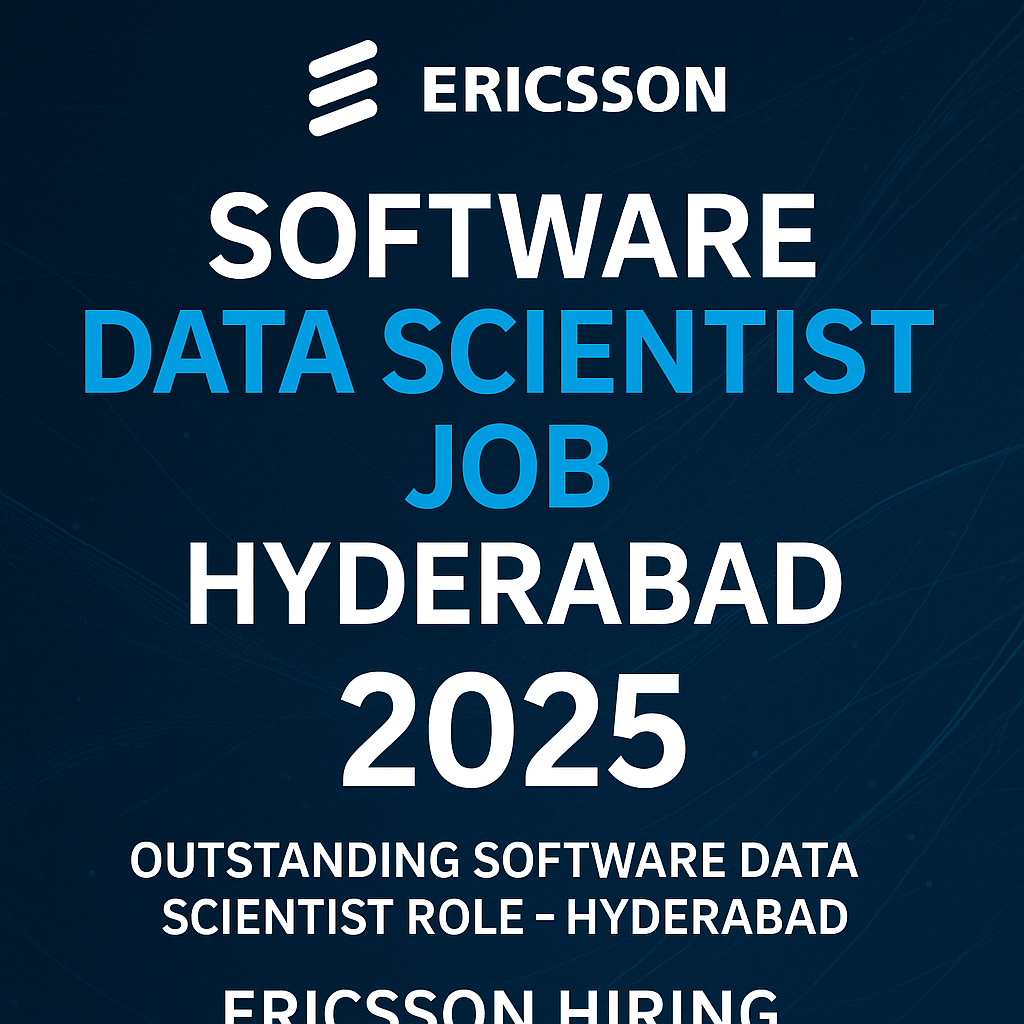 software data scientist job Hyderabad