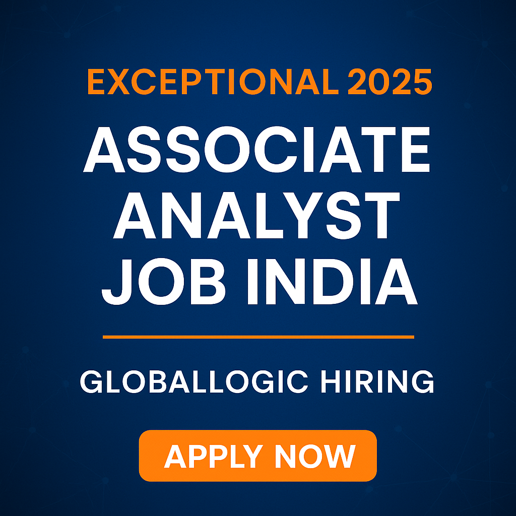 associate analyst job India