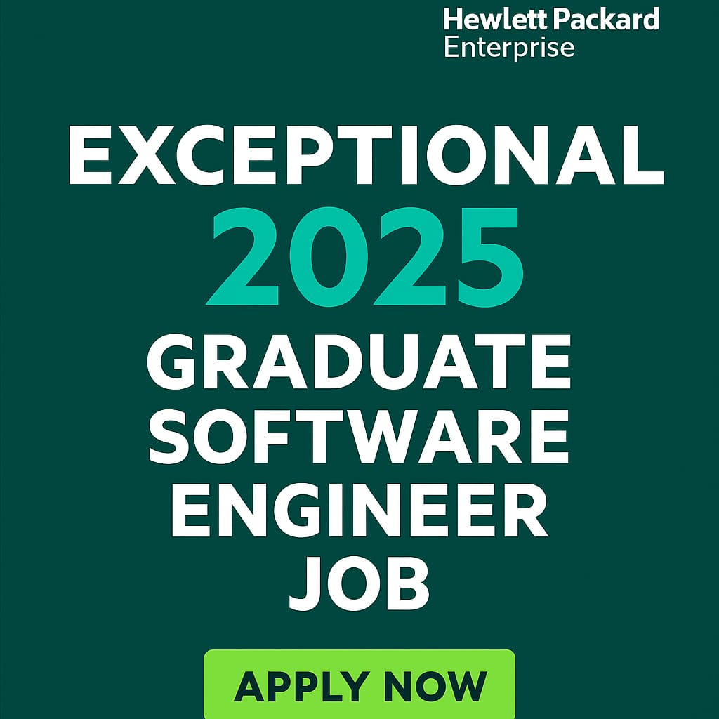 graduate software engineer job at HPE