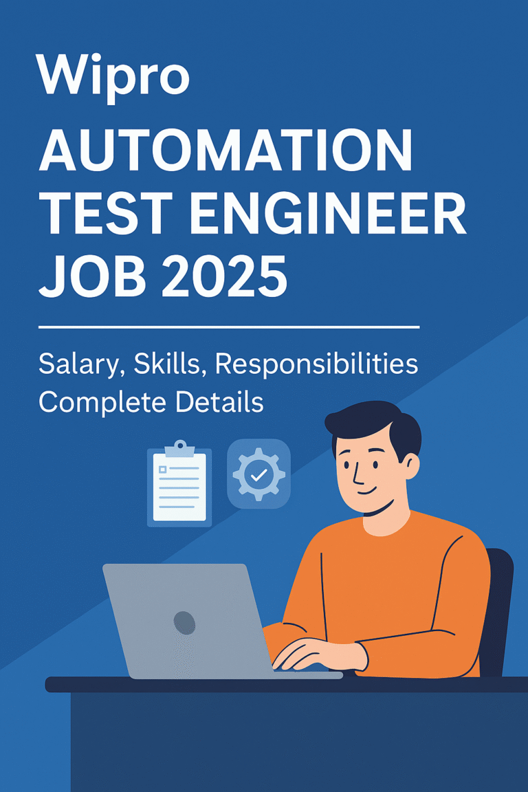 Wipro Automation Test Engineer Job